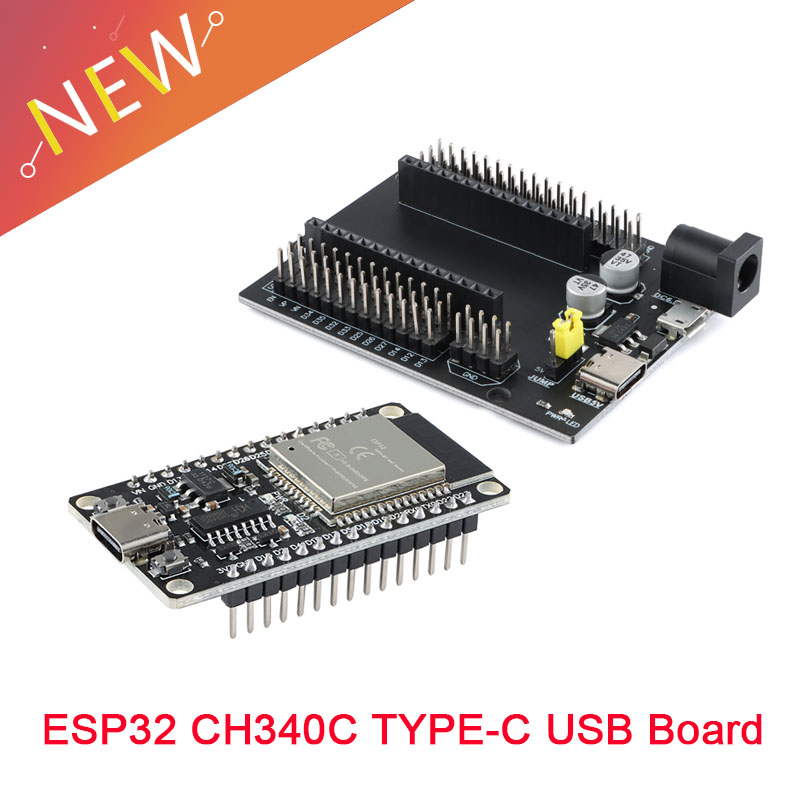 Devkitc - ESP32-Entwicklungsboard TYPE-C USB CH340C WiFi+Bluetooth Extrem