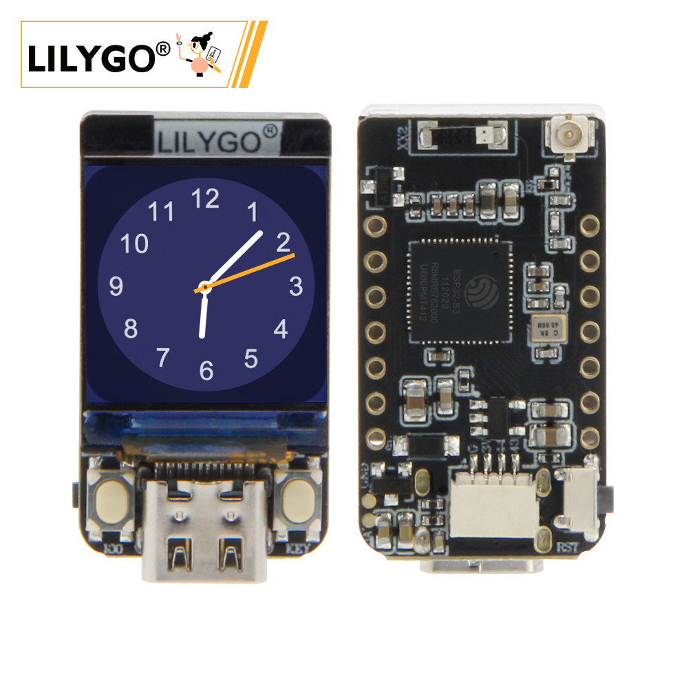 Lolin S3 - LILYGO T-QT Pro ESP32-S3 GC9A01 0,85-Zoll