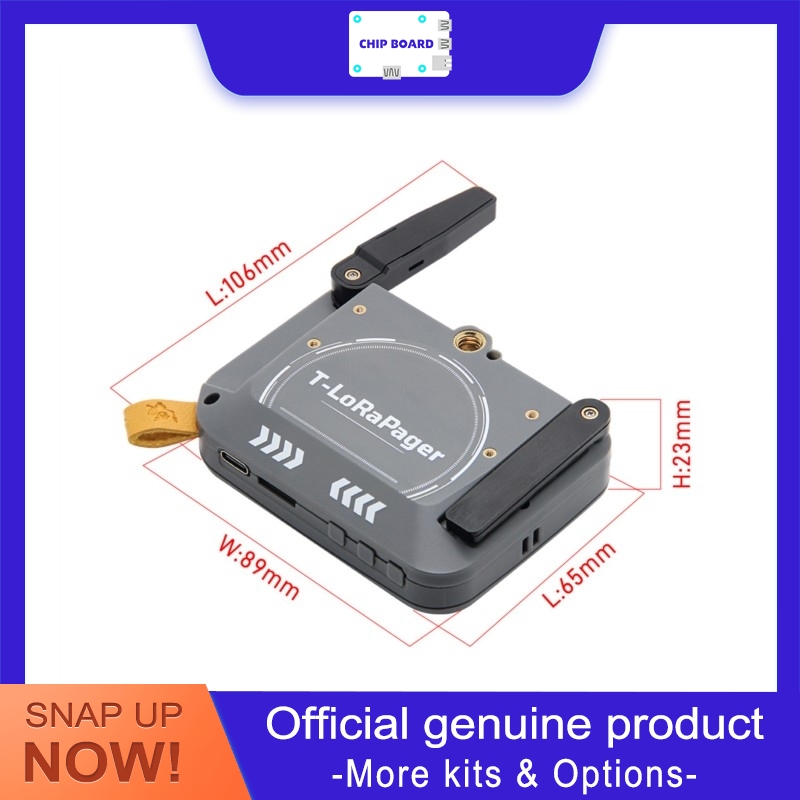 Doit Esp32 - LILYGO T-LoRa Pager Handkommunikationsgerät mit ESP32-S3,