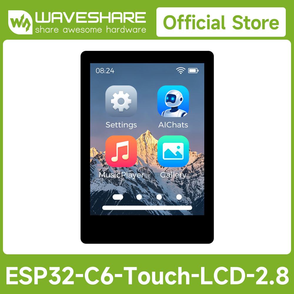 Waveshare ESP32-C6 2,8-Zoll-IP – Waveshare Esp32 Bewertung und Preis