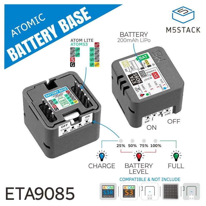 M5Stack Atomic Batteriebasis W – M5Stack Core2 Bewertung und Preis