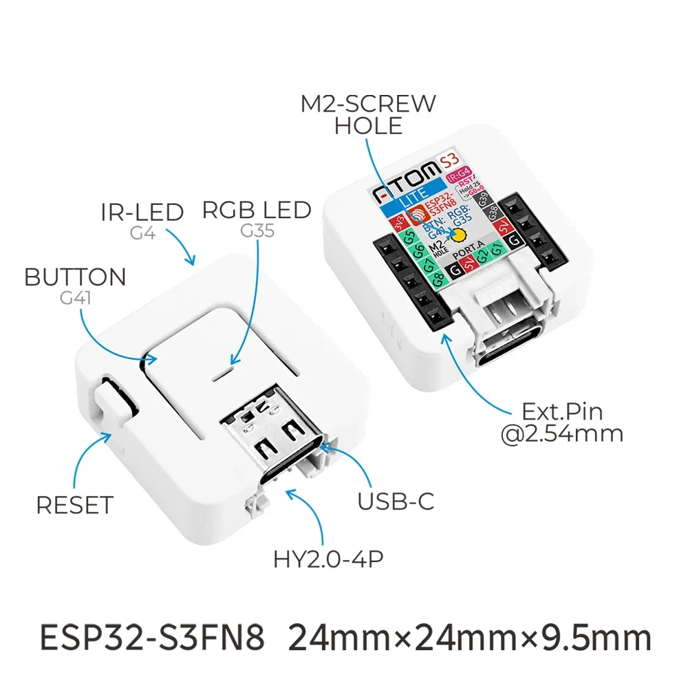 M5Stack AtomS3-Lite ESP32-S3 E – Doit Esp32 Bewertung und Preis