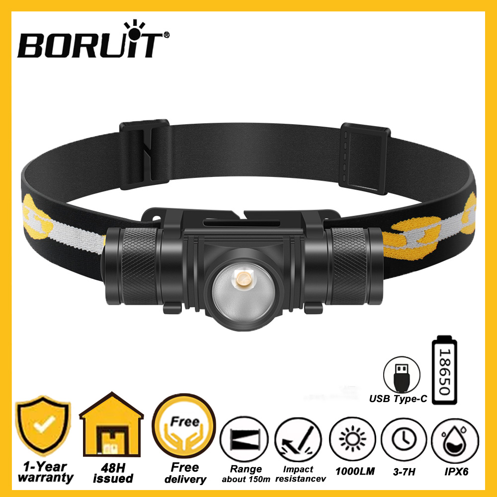 BORUiT D10 LED-Stirnlampe, 186 – Lolin D32 Bewertung und Preis