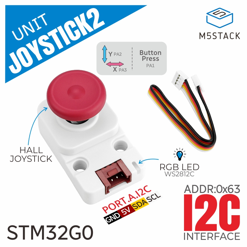 M5Stack Offizieller I2c-Joysti – M5Stack Bewertung und Preis