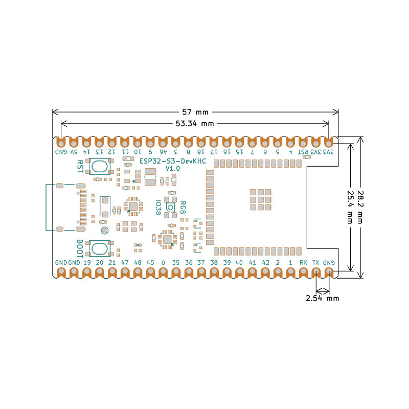 ESP32 S3 Core Board Entwicklun – Esp32 S3 Devkitc 1 Bewertung und Preis